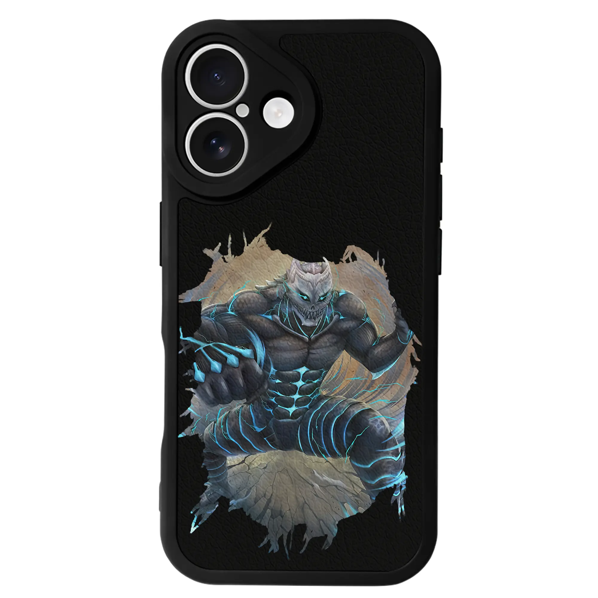 怪獣8号 グッズ,日比野カフカ - IPhone 16シリーズ対応 ・ シリコンスマホケース ・ レザー調 ・ 高精度フィット ・ 耐衝撃 ・ ワイヤレス充電対応 ・ 精密カット